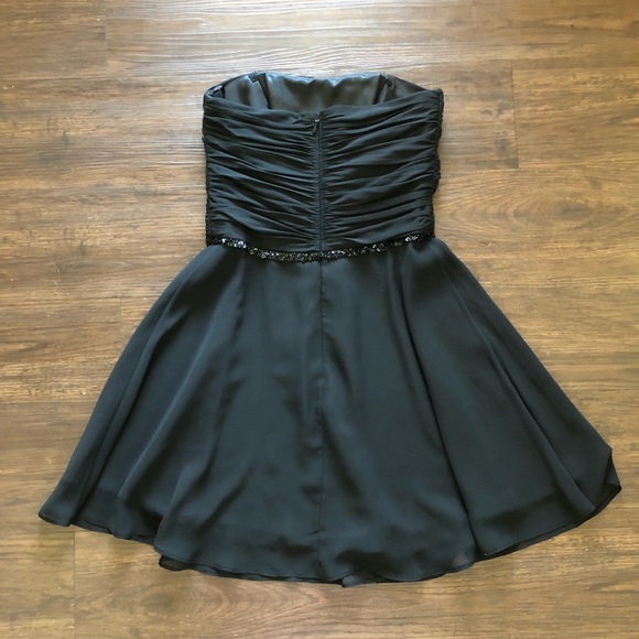 White House Black Market All Black Dress Size 0 - Picture 3 of 7